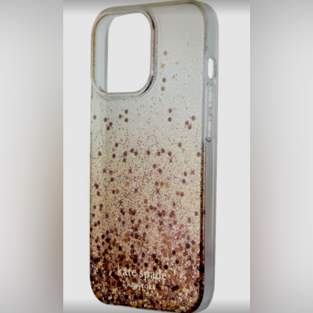 New-Kate Spade Glitter Apple iPhone 13 Pro Phone Case
